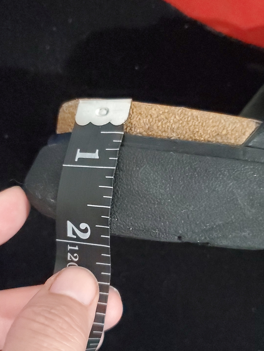 Fitflop GEN-FF Buckle Two-Bar Leather Slides In Black Size 8.5 - Picture 15 of 15